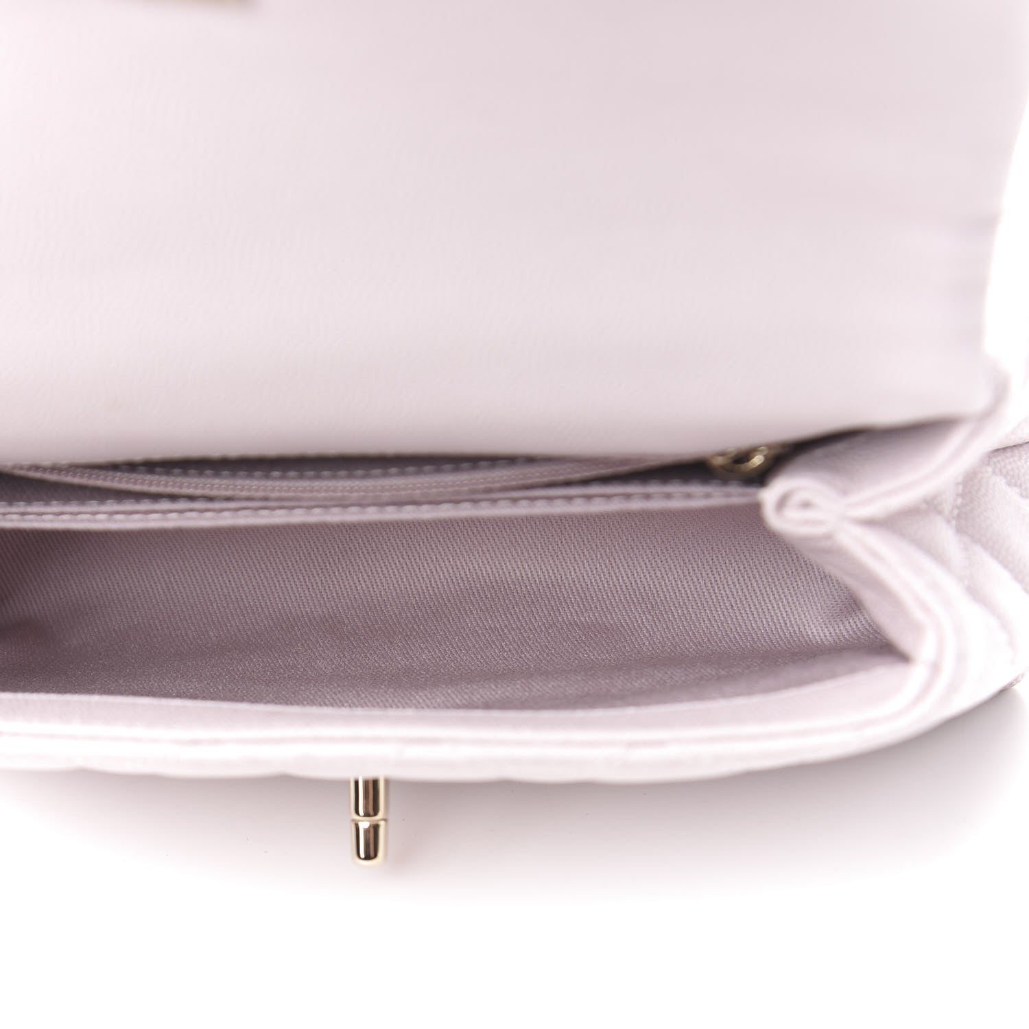 Chanel Caviar Quilted Mini Coco Handle Flap Lilas Lilac 6 of 11