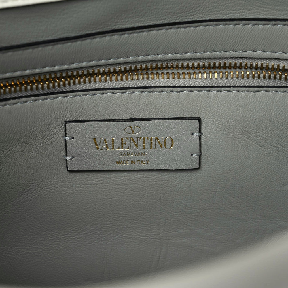 Valentino Garavani Nappa Large Roman Stud Shoulder Bag Ivory 8 of 8