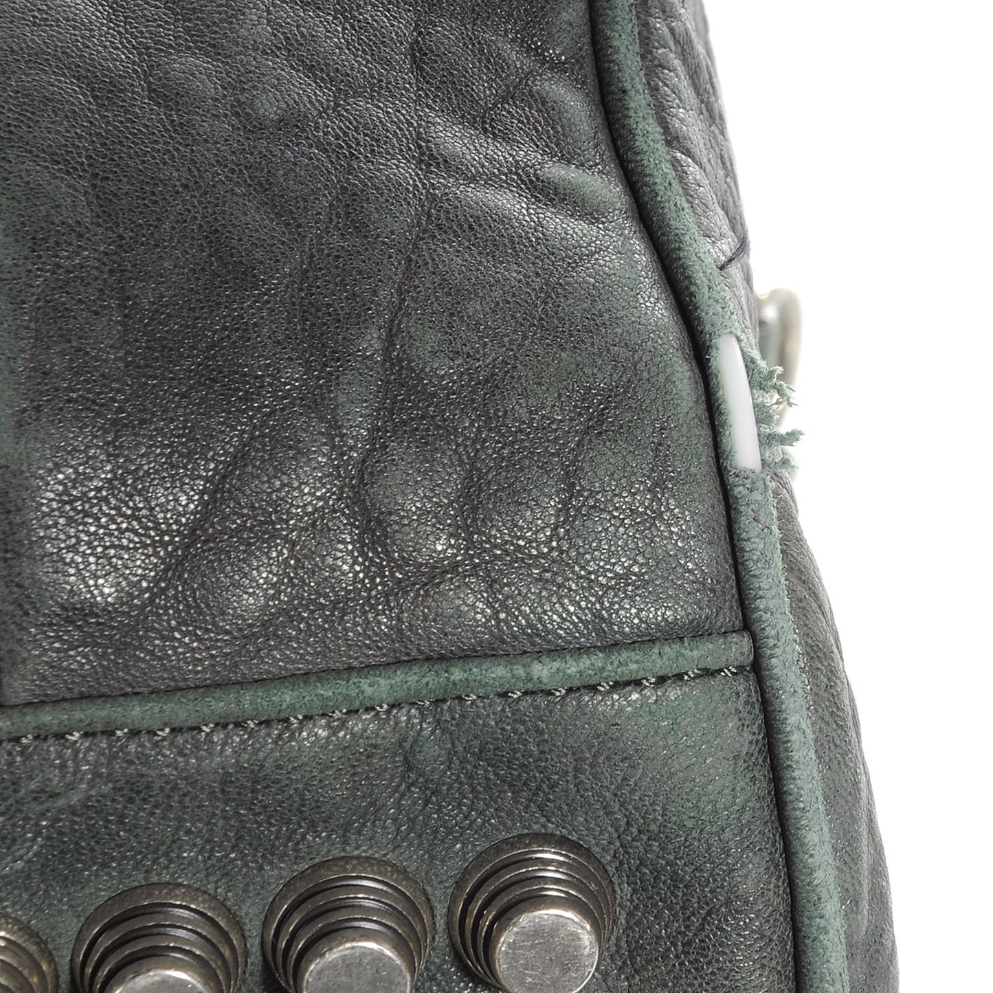 Leather Rocco Duffel Grey