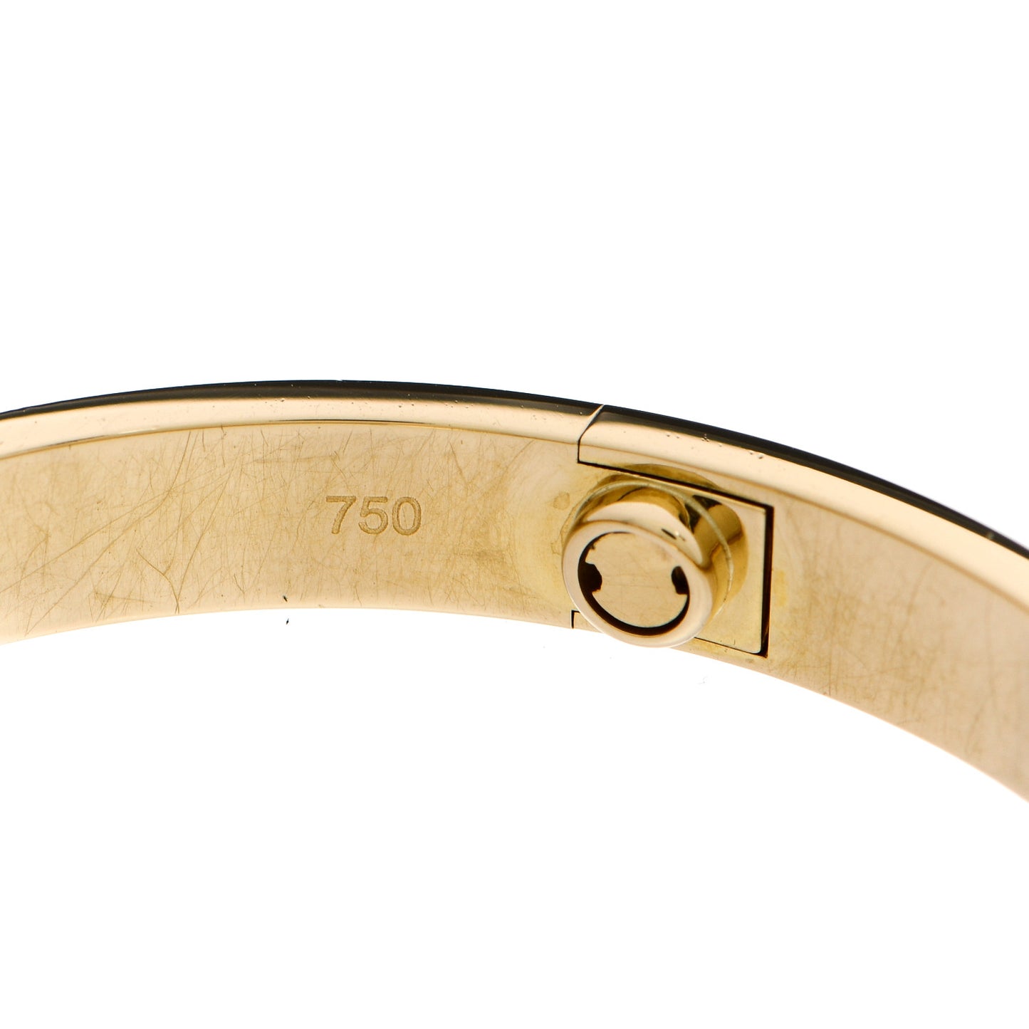 18K Yellow Gold LOVE Bracelet 17