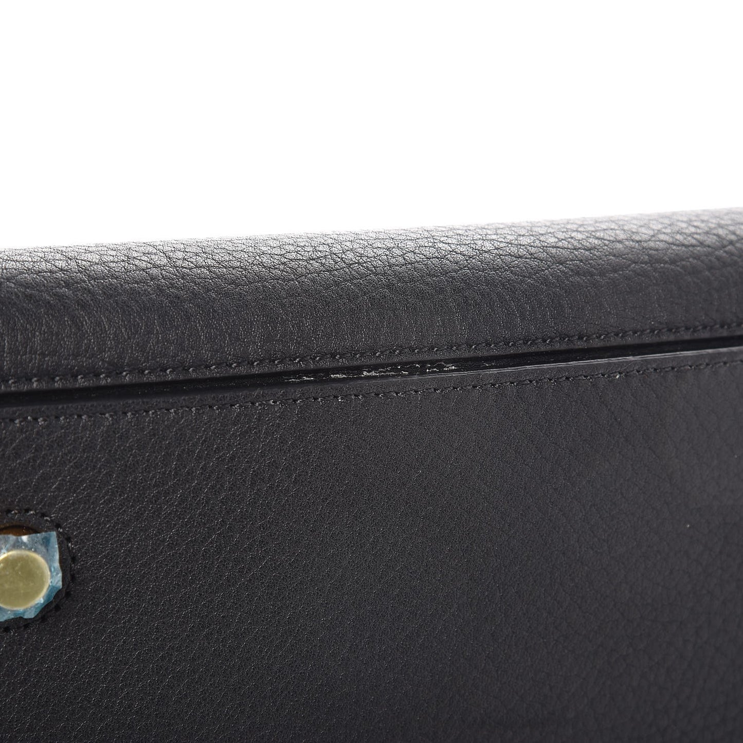 Crisped Calfskin Mini Tie Knot Tote Black