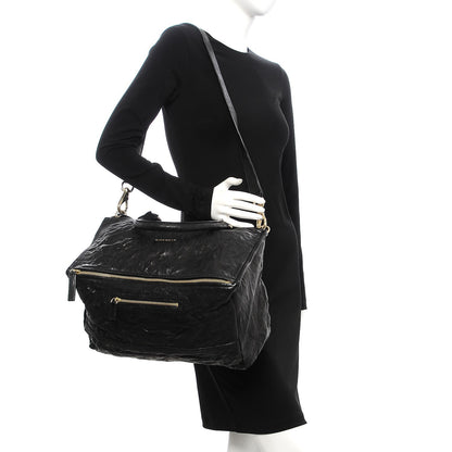 Givenchy Tumbled Sheepskin Large Pandora Black 3 of 8