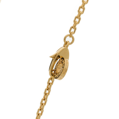 Bulgari 18K Yellow Gold Diamond Serpenti Viper Demi Pave Pendant Necklace 5 of 7