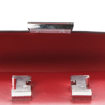 Hermes Tadelakt Constance 18 Rouge Vif 11 of 19