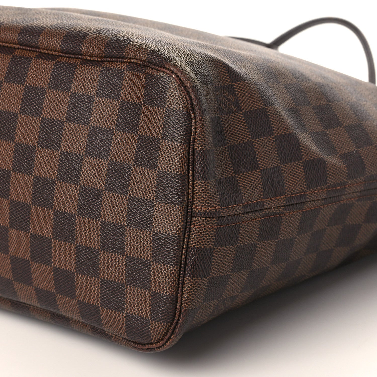 Louis Vuitton Damier Ebene Neo Neverfull MM Rose Ballerine 10 of 11