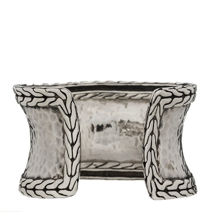 John Hardy Sterling Silver Classic Chain Hammered Cuff Bracelet 2 of 3