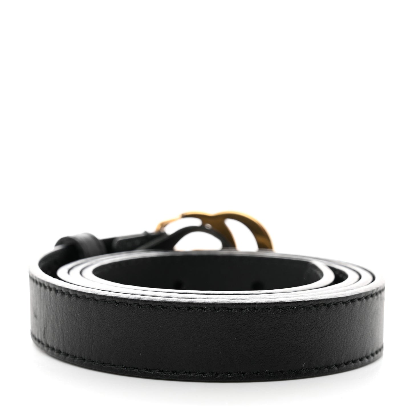 Calfskin Double G 20mm Belt 85 34 Black