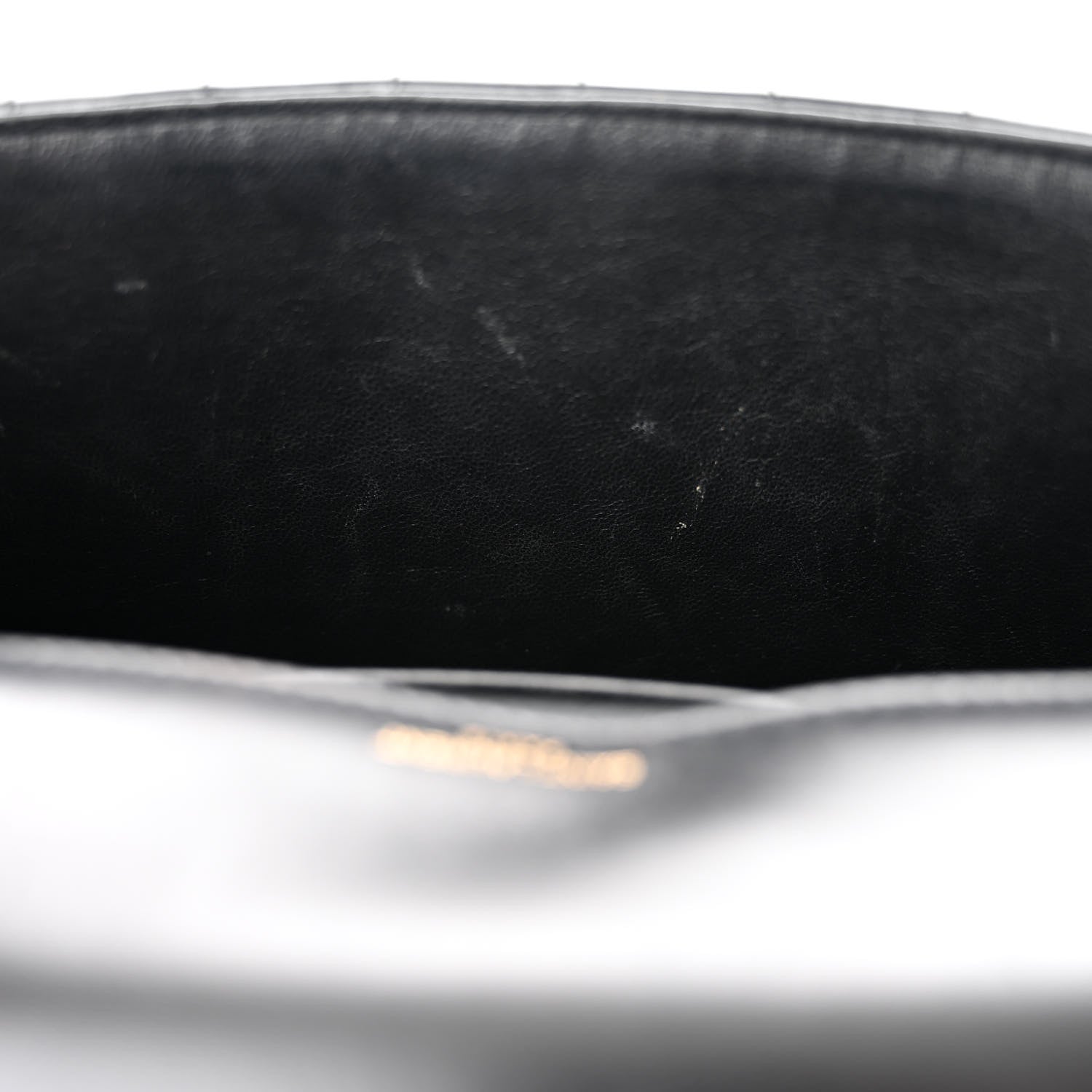 Saint Laurent Patent Matelasse Monogram Large Vicky Chain Bag Black 12 of 13