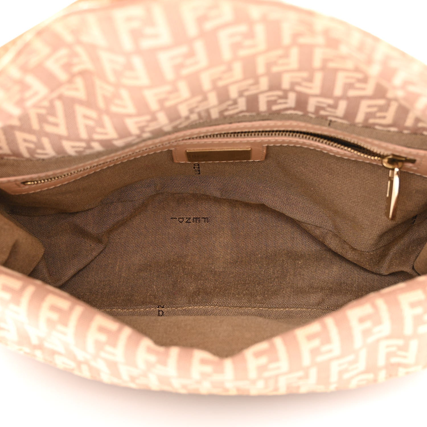Fendi Zucchino Vitello Mini Mama Baguette Cipria 5 of 17