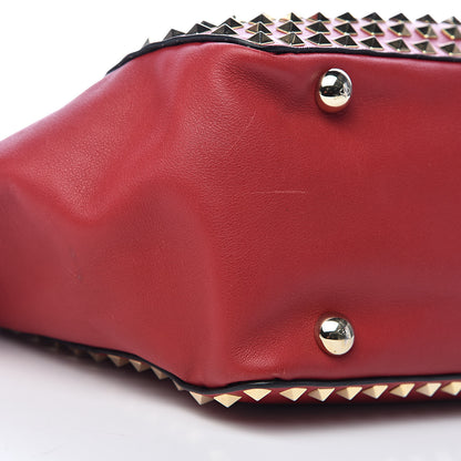 Valentino Garavani Vitello Medium Rockstud All Over Tote Rosso Valentino 10 of 13
