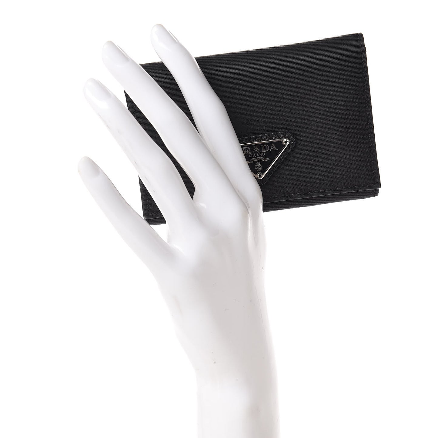 Tessuto Nylon Card Holder Black
