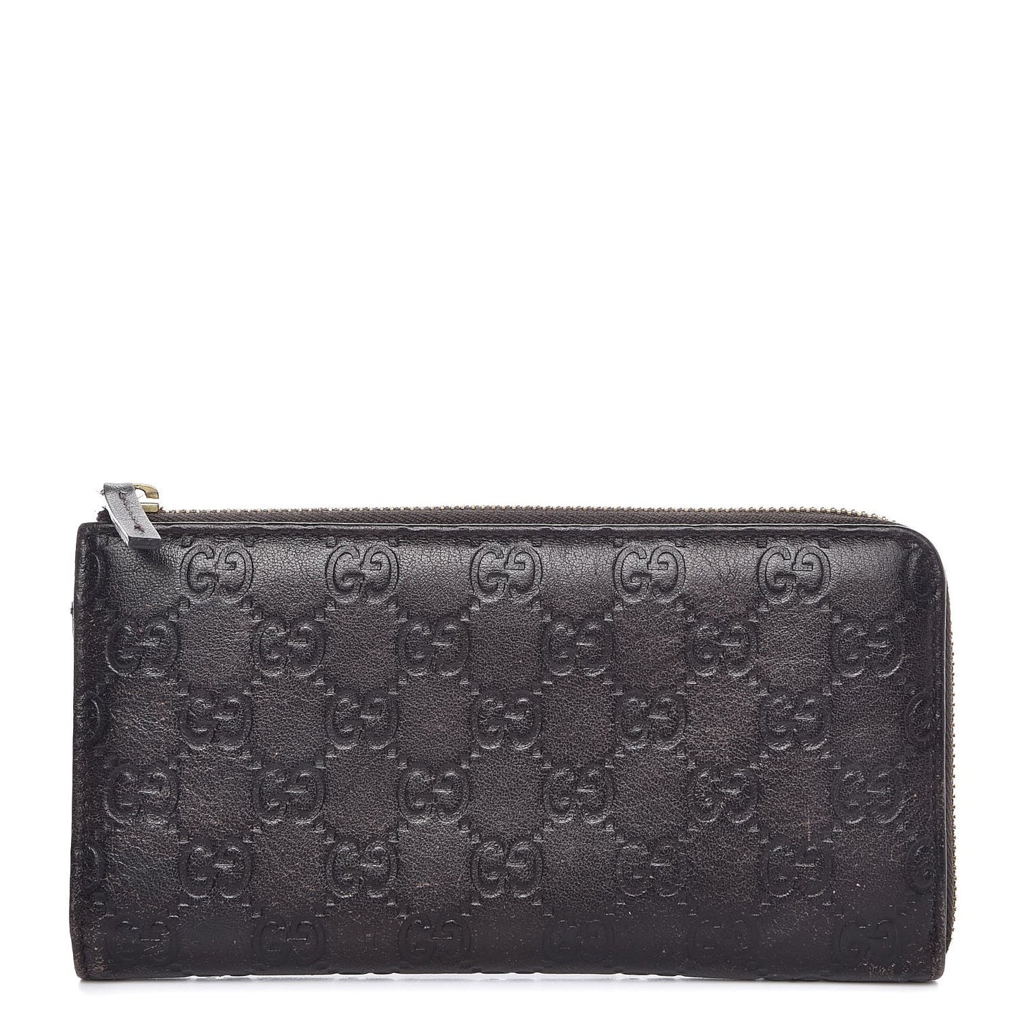 Guccissima Vitello Tender Donna Long Wallet Testa di Moro