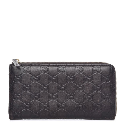 Gucci Guccissima Vitello Tender Donna Long Wallet Testa di Moro 1 of 12