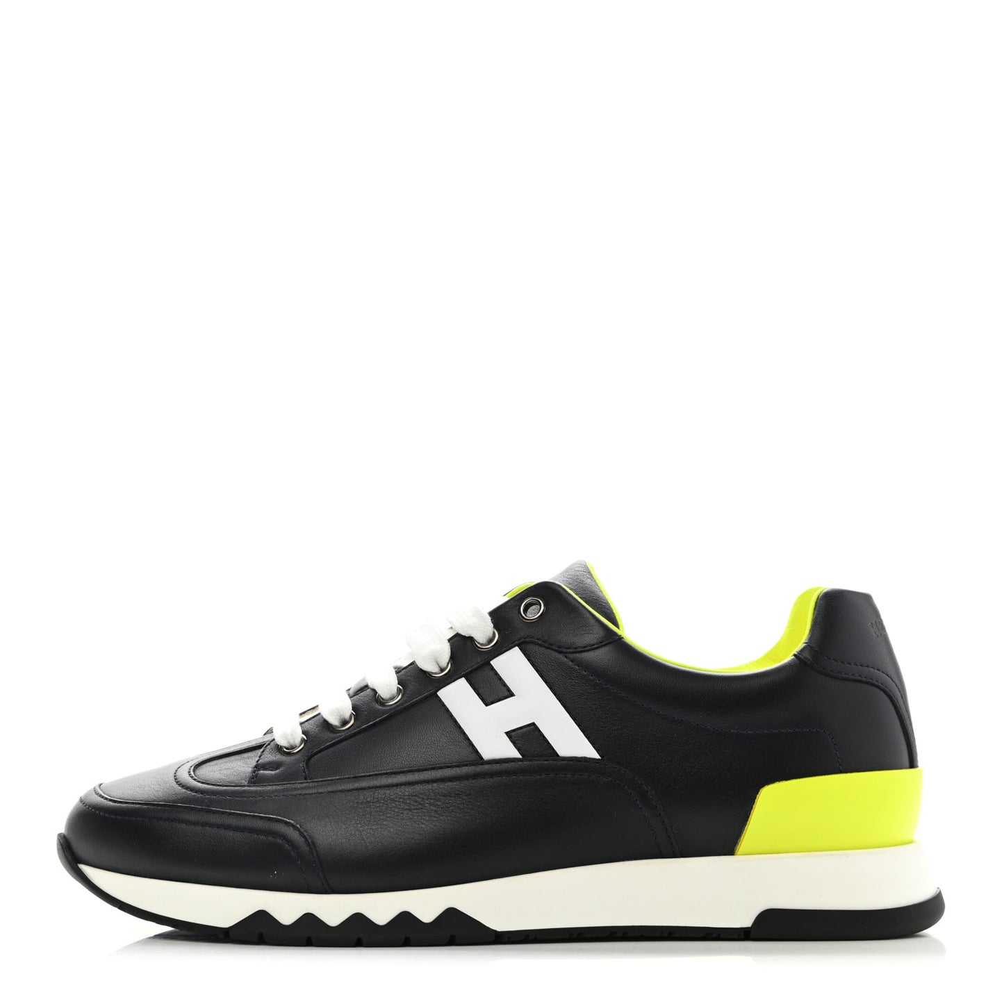 Calfskin Womens Trail Sneakers Black Multicolor