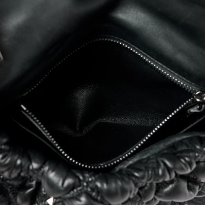 Valentino Garavani Nappa Medium Spikeme Shoulder Bag Black 6 of 11