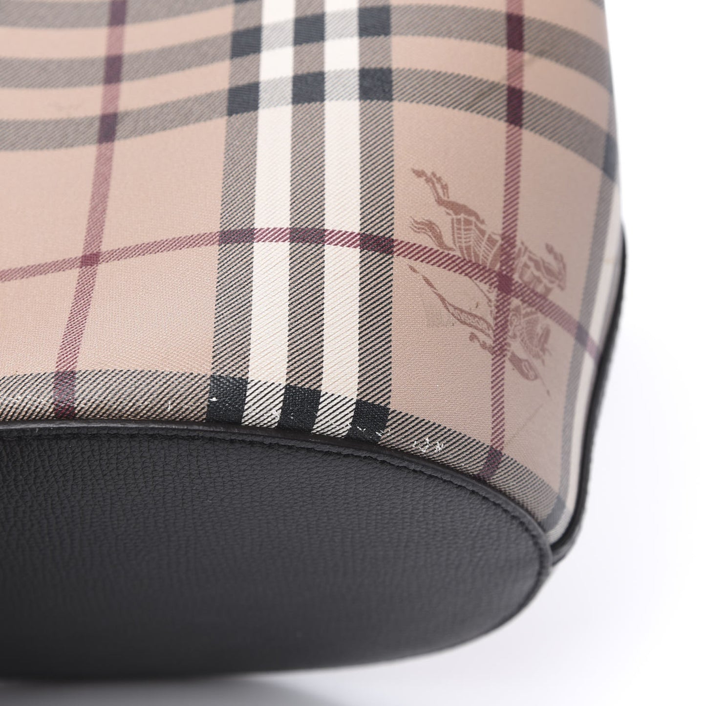 Haymarket Check Colours Small Lorne Bucket Crossbody Black