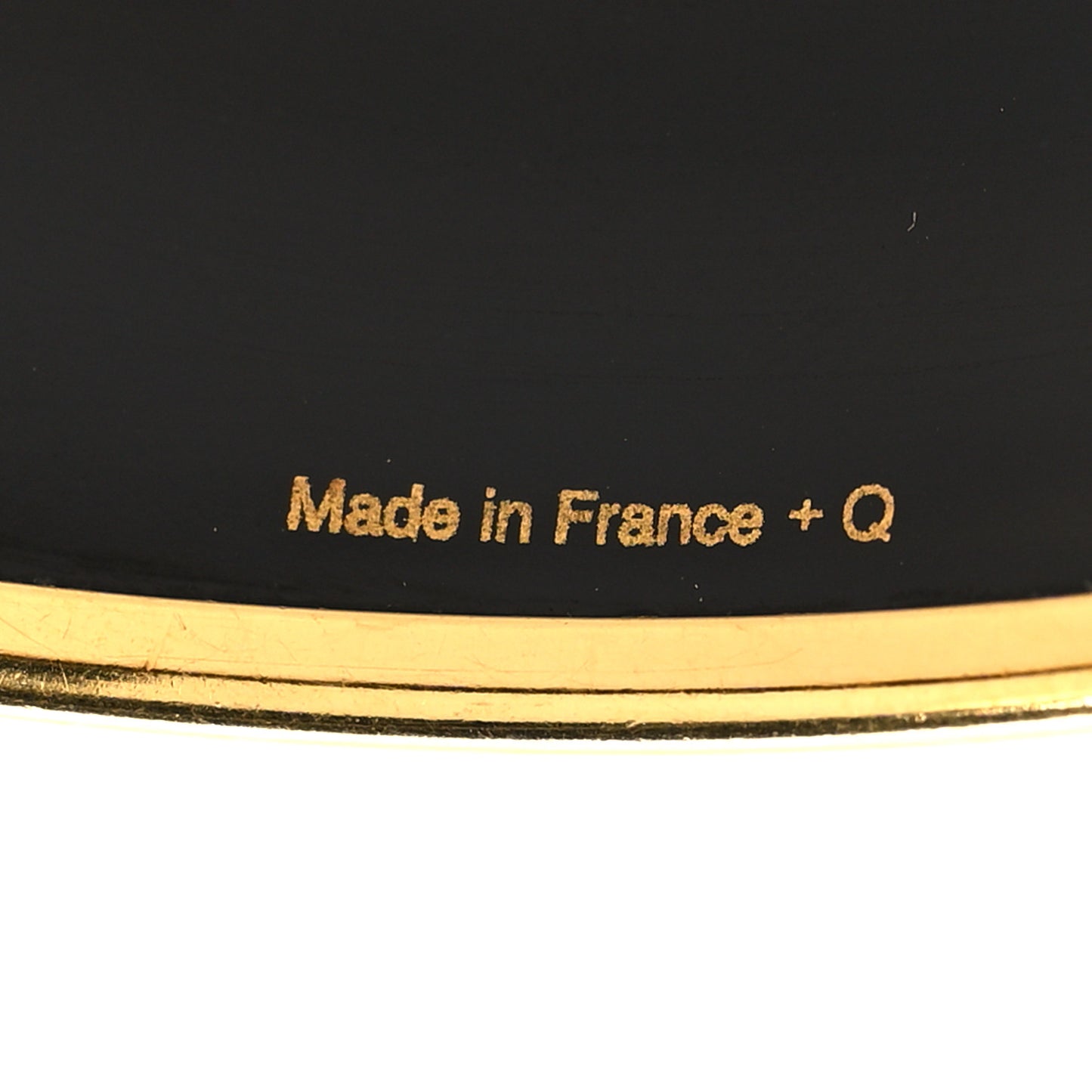 Enamel Printed Wide Astrologie Nouvelle Bracelet 70 Émail Noir Or