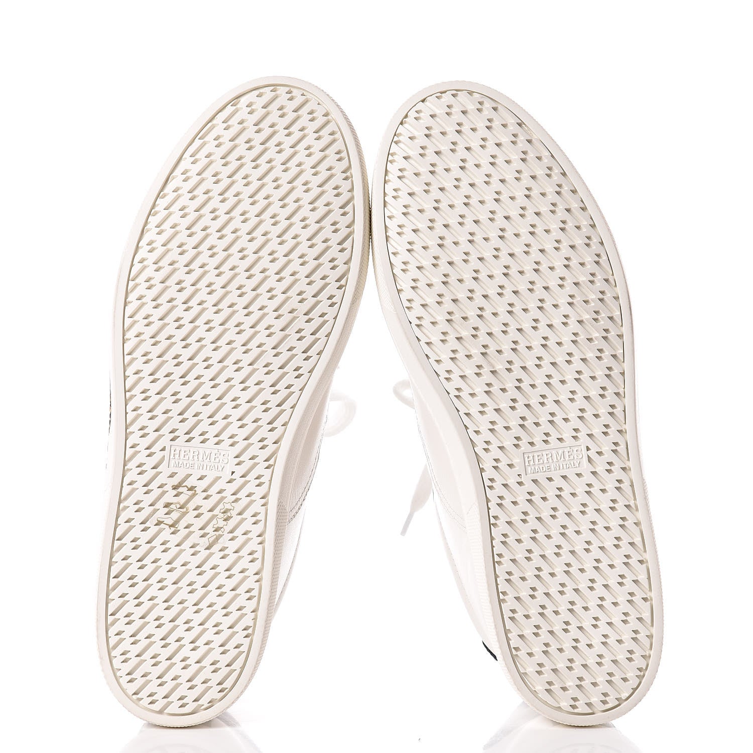 Hermes Calfskin Jungle Love Womens Quicker Sneakers 36 White Multicolor 5 of 10