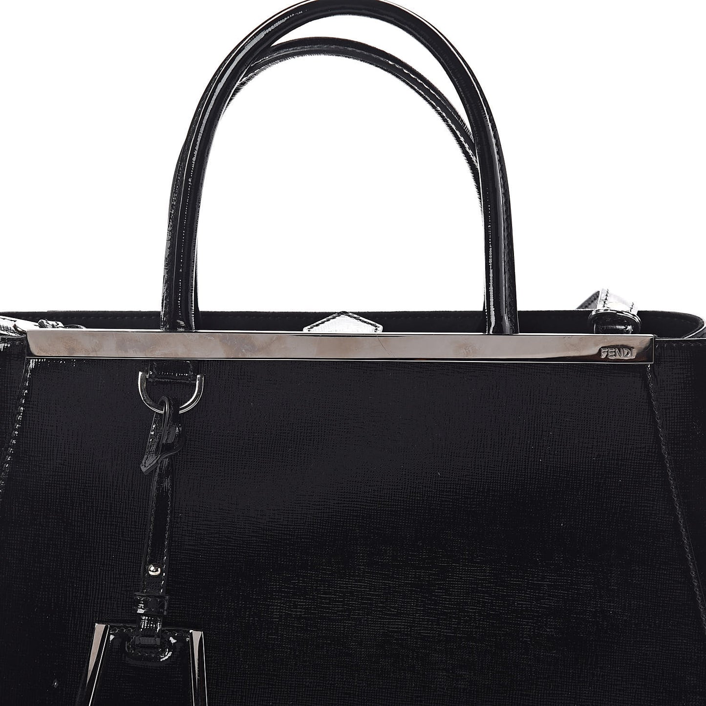 Patent Vitello Elite Regular 2Jours Tote Black