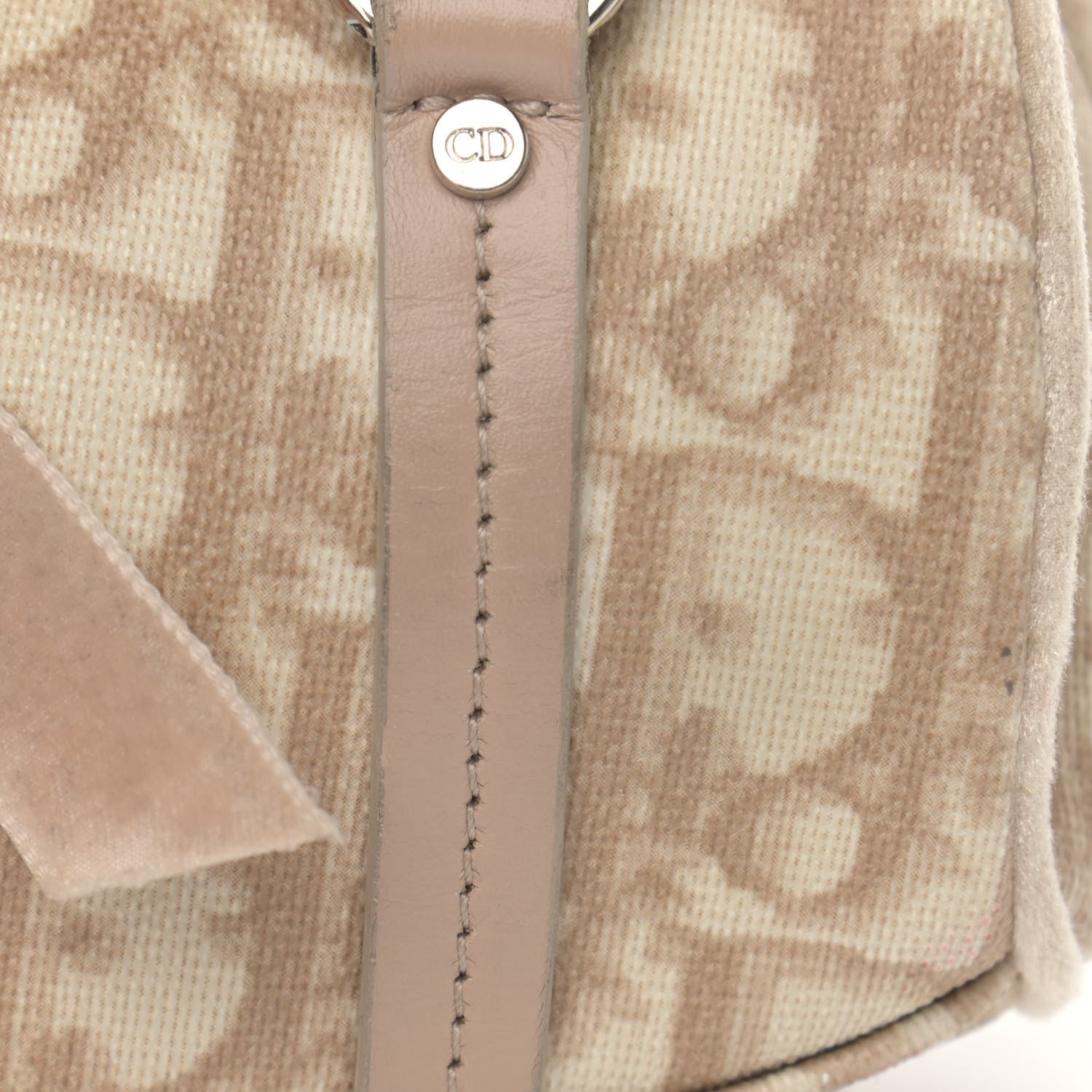 Christian Dior Monogram Mini Romantique Trotter Bag Rose 12 of 17