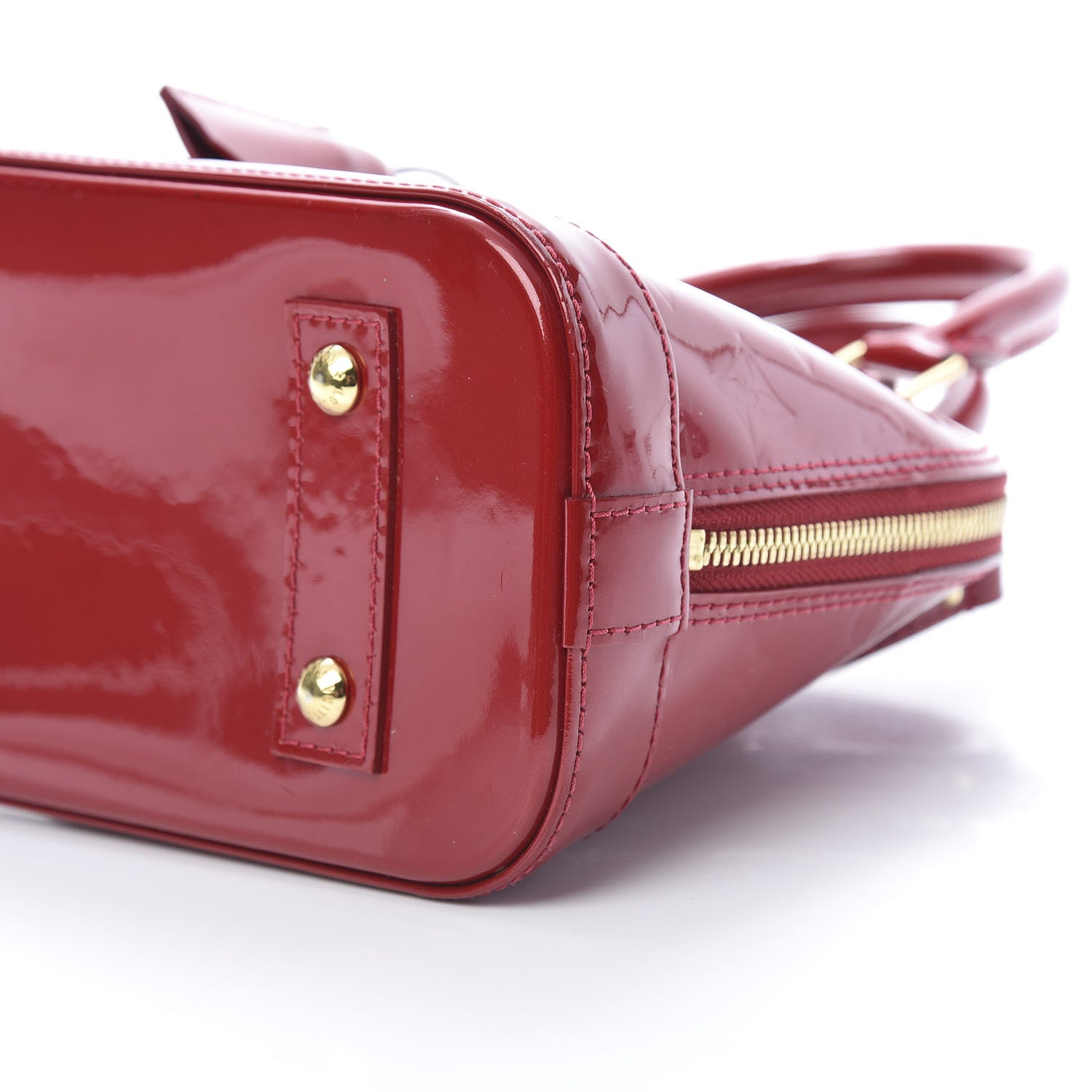 Louis Vuitton Vernis Alma BB Pomme D'Amour 10 of 10