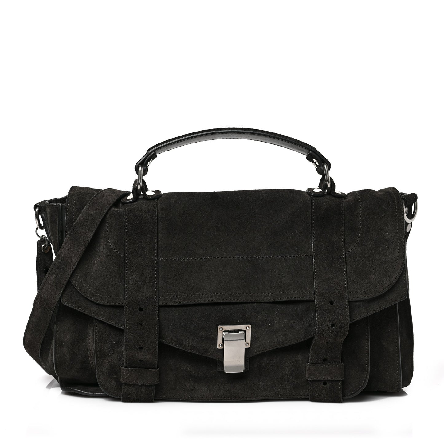 Suede Medium PS1 Satchel Pepe