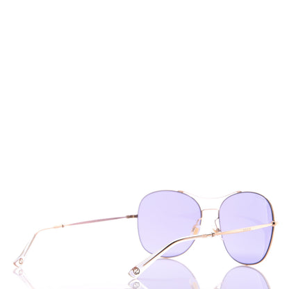 Gucci Aviator Sunglasses GG4253S Gold Purple 4 of 8