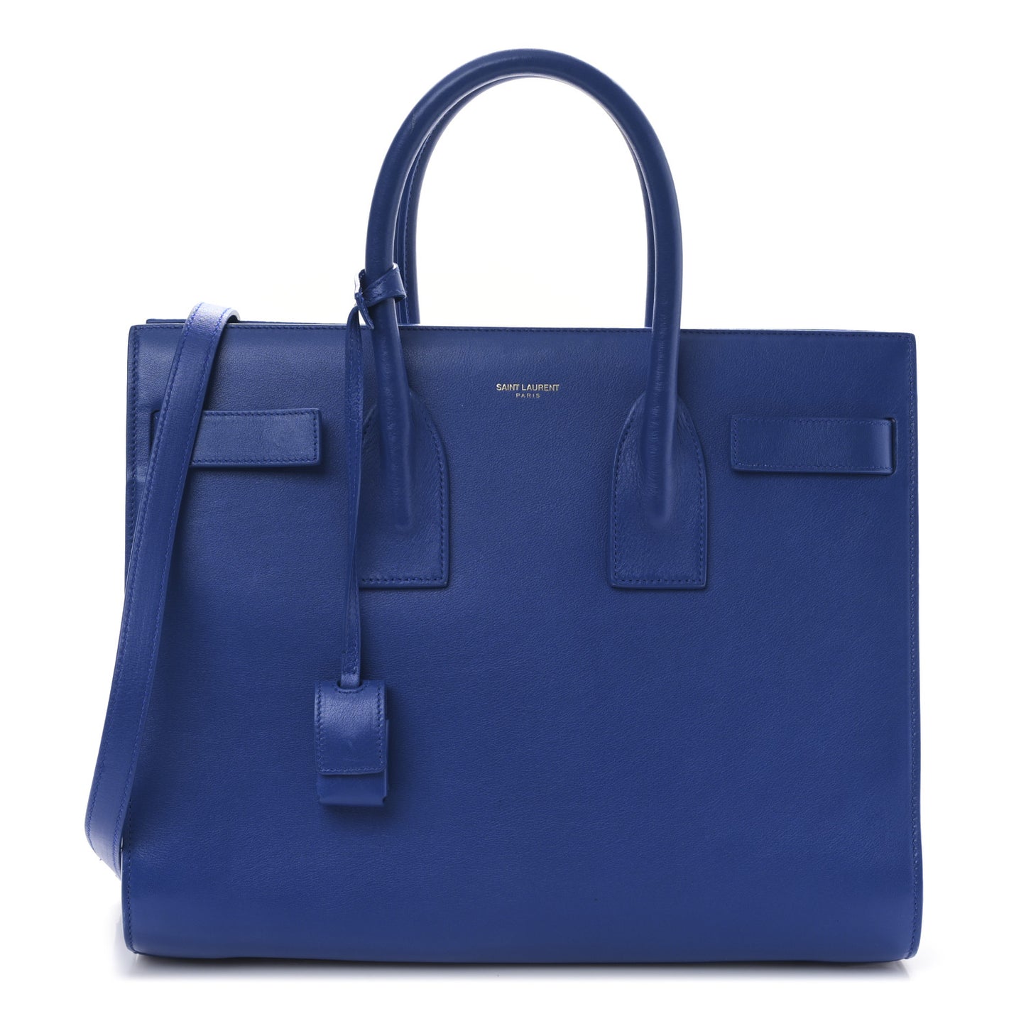 Calfskin Small Sac De Jour Black Royal Blue