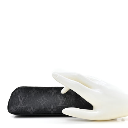 Louis Vuitton Monogram Eclipse Elizabeth Pencil Pouch Black 2 of 9