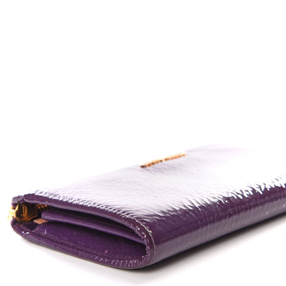 Miu Miu Vernice Naplak Zip Around Wallet Ciclamino 5 of 9