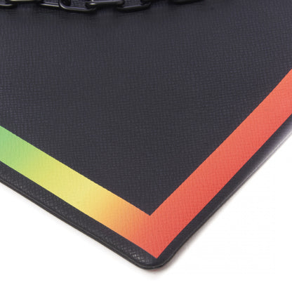 Louis Vuitton Taiga Rainbow Pochette A4 Black 4 of 8