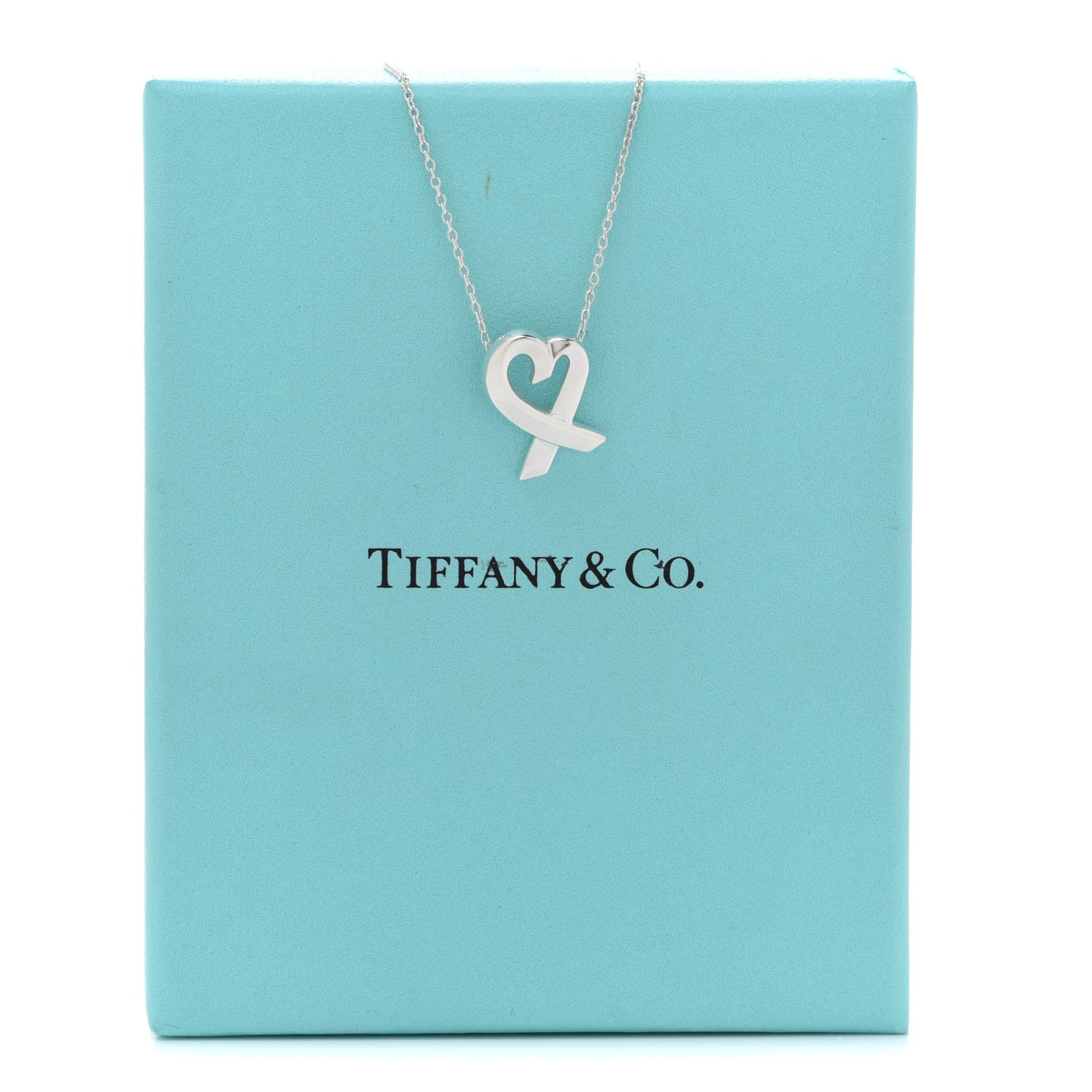 Sterling Silver Paloma Picasso Loving Heart Pendant Necklace