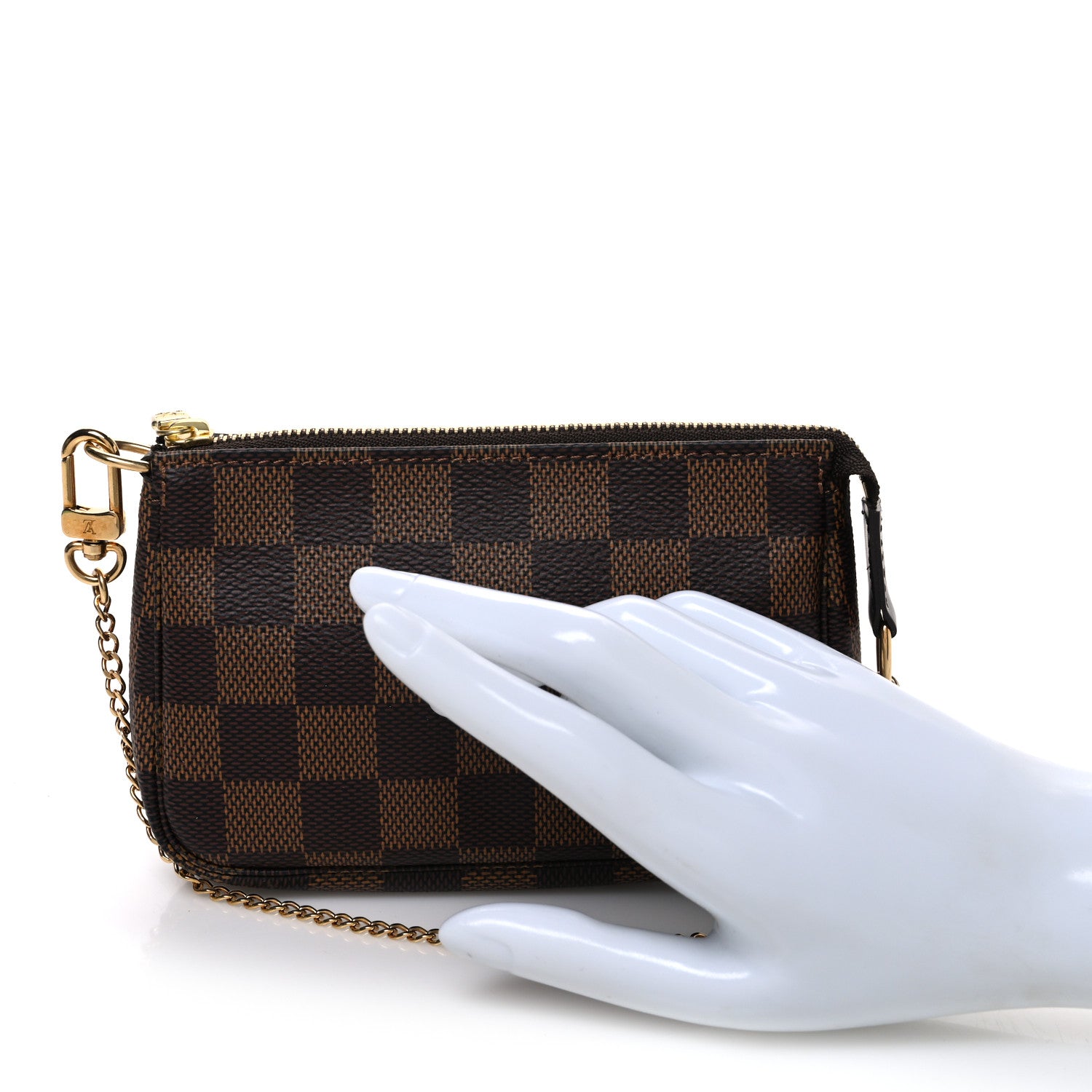 Louis Vuitton Damier Ebene Mini Pochette Accessories 2 of 7