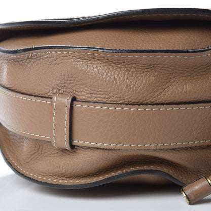 Chloe Calfskin Medium Marcie Round Crossbody Bag Nut 13 of 14