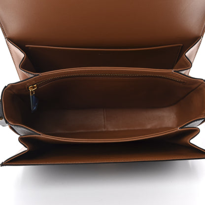 Celine Calfskin Triomphe Canvas Medium Triomphe Tan 5 of 12