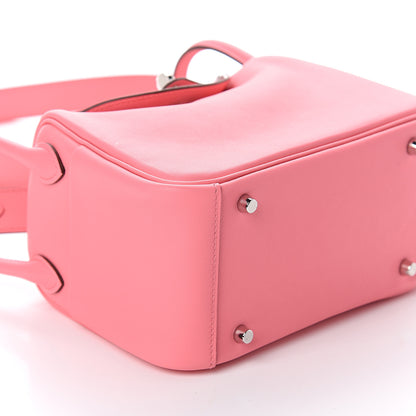 Hermes Swift Mini Lindy 20 Rose Ete 6 of 8