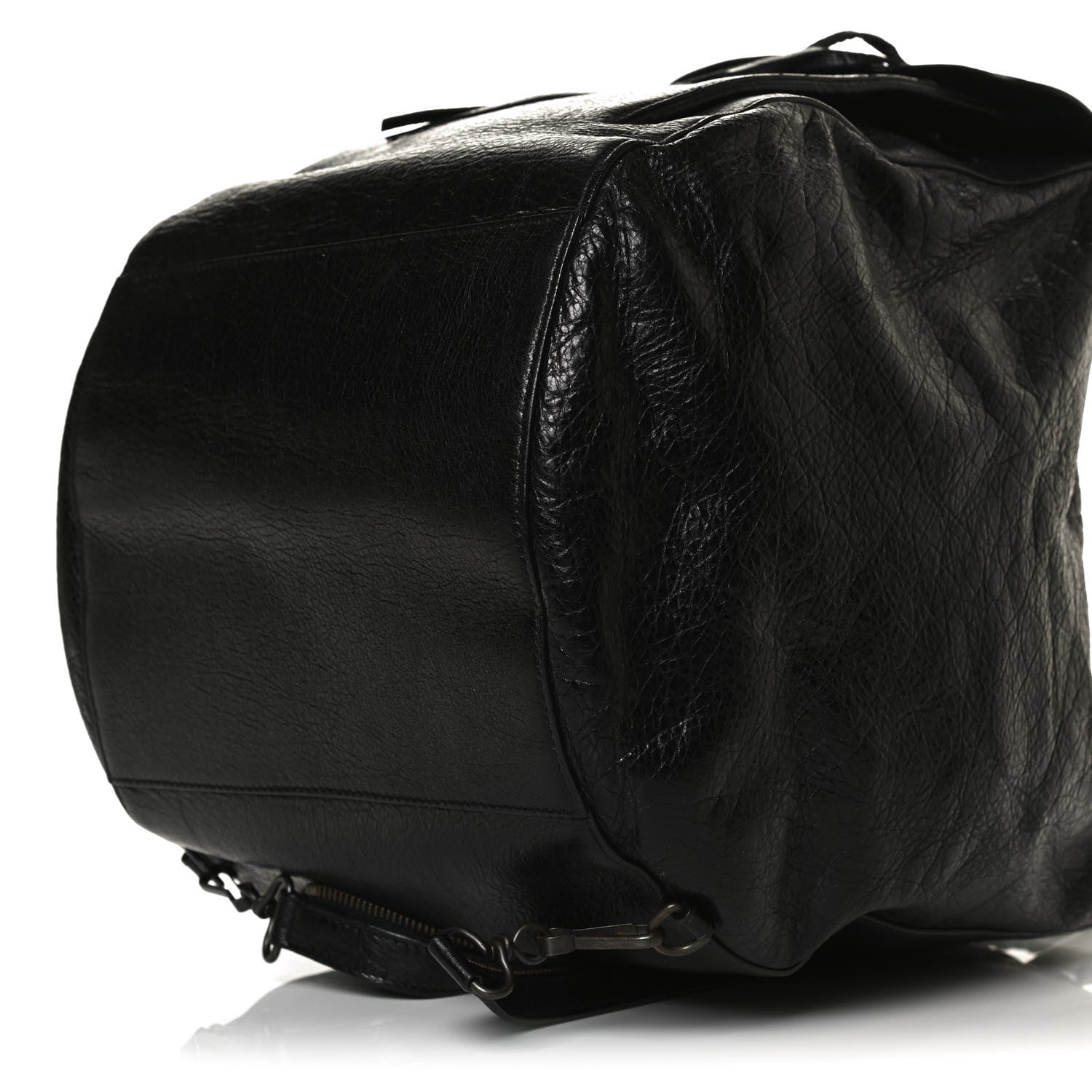 Balenciaga Agneau Classic Hardware Zip Traveler Backpack Black 10 of 13