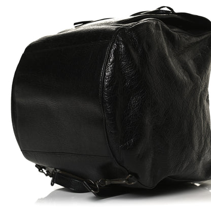 Balenciaga Agneau Classic Hardware Zip Traveler Backpack Black 10 of 13