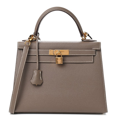 Hermes Epsom Kelly Sellier 28 Etoupe 1 of 12