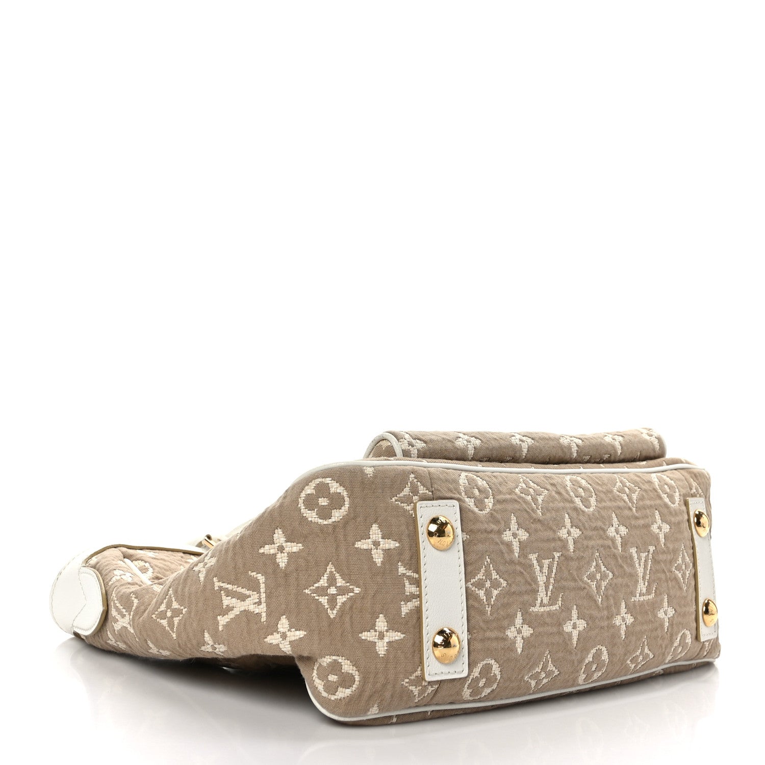 Louis Vuitton Monogram Sabbia Cabas MM White 4 of 8