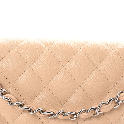 Chanel Caviar Quilted Jumbo Double Flap Light Beige 8 of 10