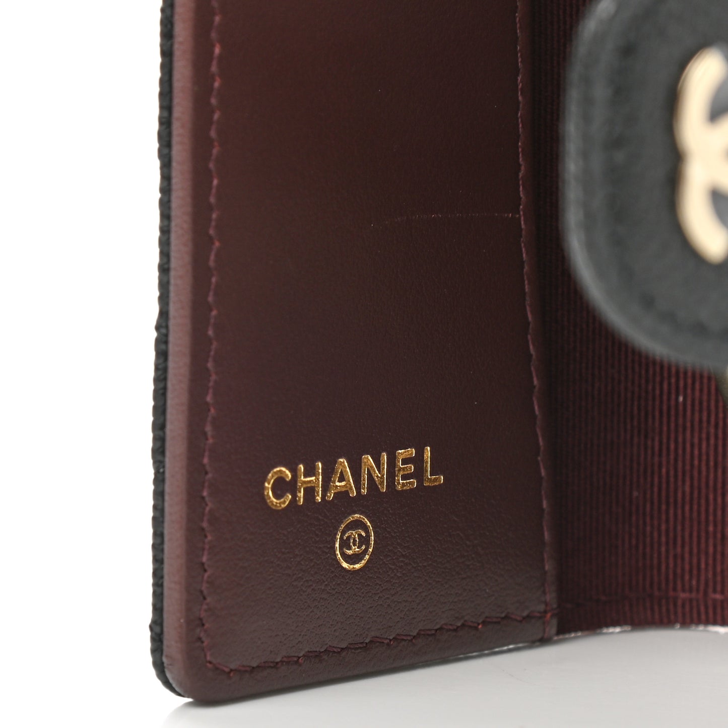 Caviar Quilted Classic 4 Key Holder Wallet Black