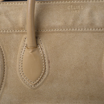 Celine Nubuck Medium Phantom Luggage Beige 10 of 15