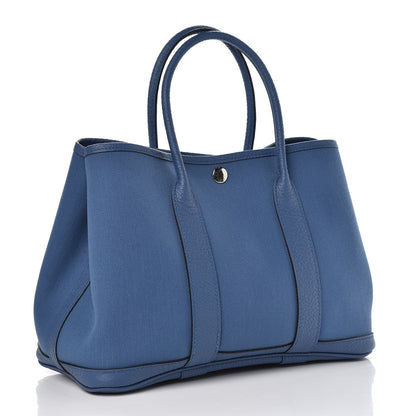 Hermes Toile Negonda Garden Party 30 Bleu Agate 3 of 6