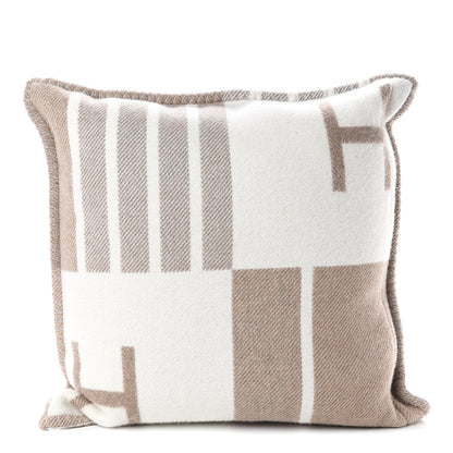 Hermes Wool Cashmere Avalon Vibration Pillow PM Coco Camomille 2 of 3