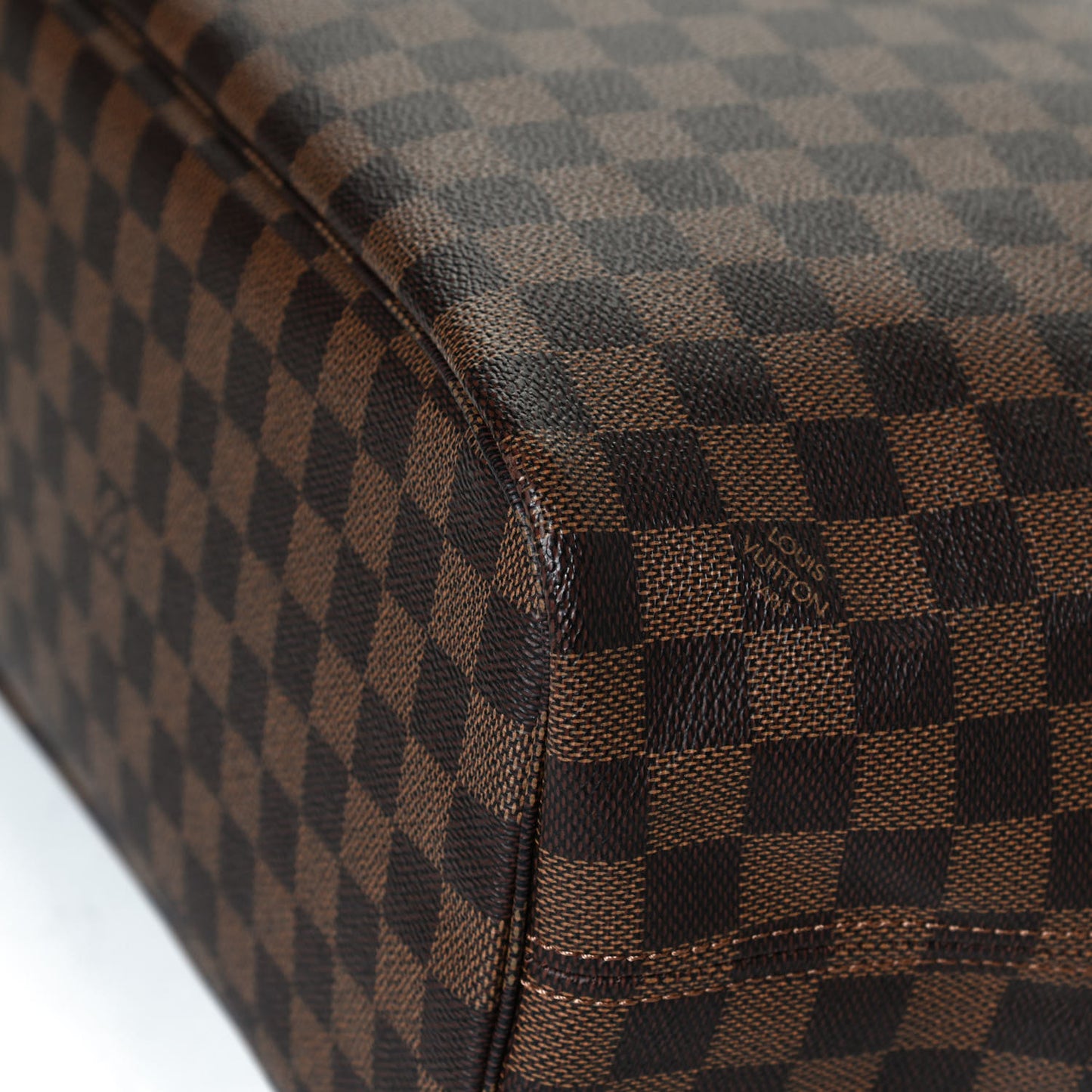 Damier Ebene Neo Neverfull MM Rose Ballerine