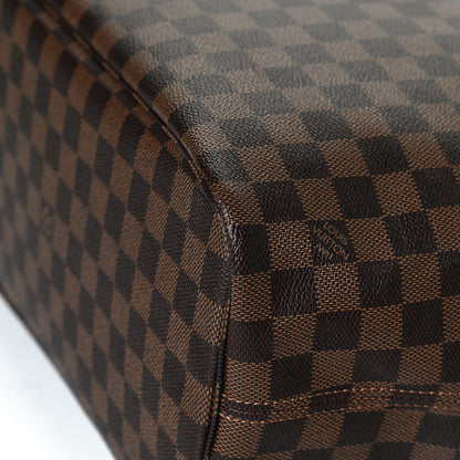 Louis Vuitton Damier Ebene Neo Neverfull MM Rose Ballerine 12 of 13