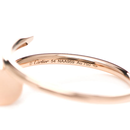 Cartier 18K Pink Gold Small Juste Un Clou Ring 54 6.75 4 of 4