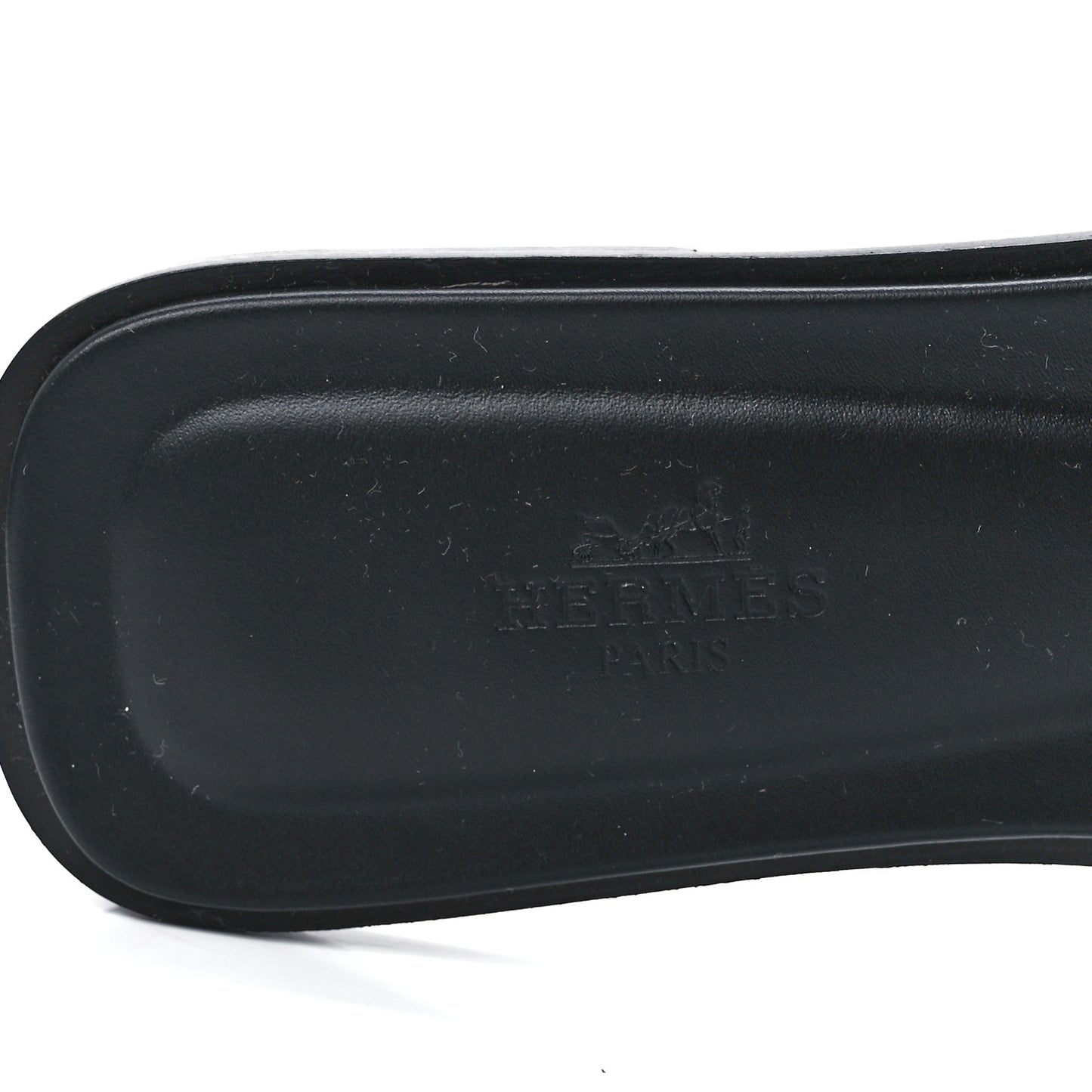 Box Calfskin Oran Sandals 37 Black
