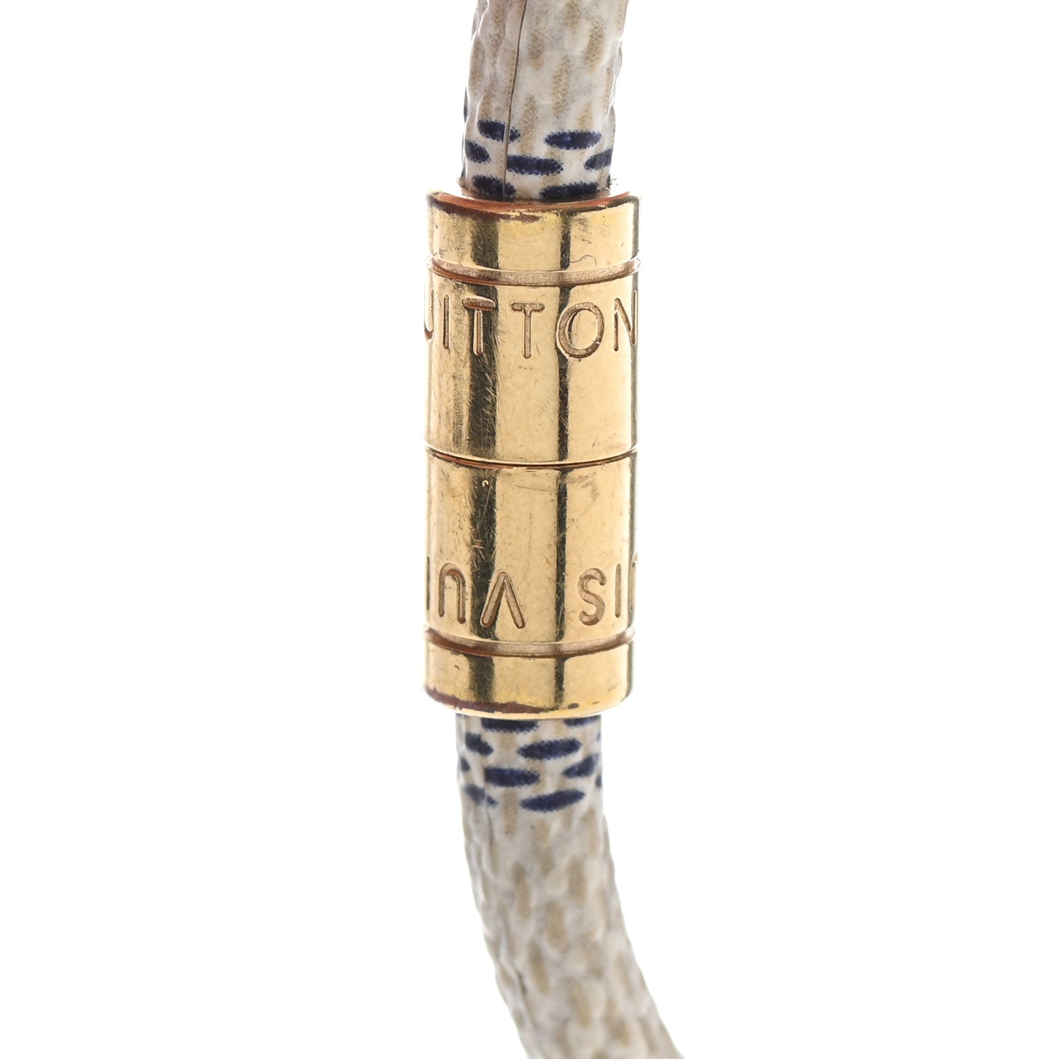 Louis Vuitton Damier Azur Keep It Bracelet 17 5 of 5
